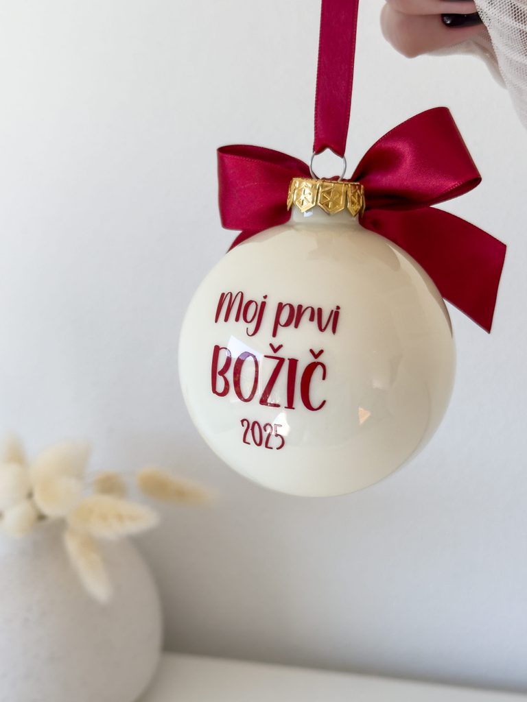 Bela božična bunkica moj prvi božič